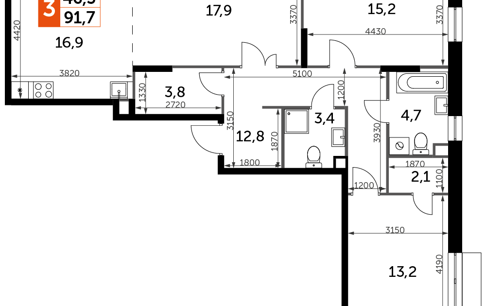 Купить 3 Комнатную Квартиру В Жк Скандинавия