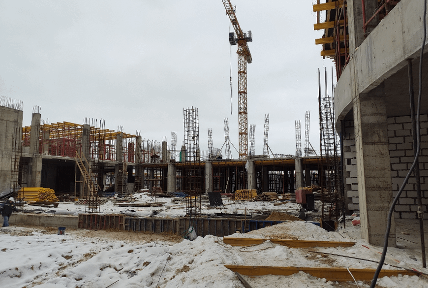 Ход строительства в ЖК 1-й Лермонтовский 28.11.2022